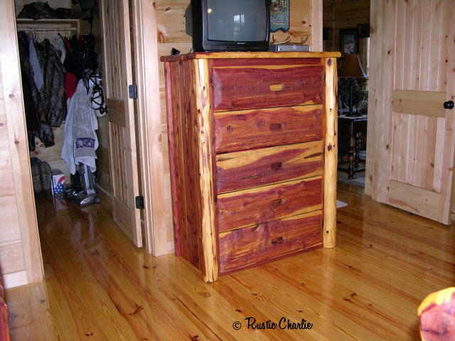 handmade, rustic, knob bed, cedar furniture, lodge, log cabin